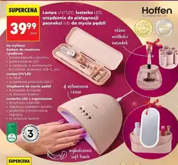 Biedronka Lampa UV/LED, lusterko LED, urządzenie do pielęgnacji paznokci lub do mycia pędzli oferta