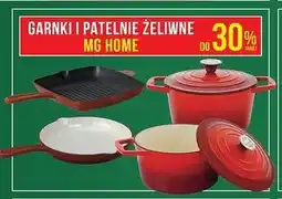 Biedronka garnki i patelnie żeliwne MG Home oferta