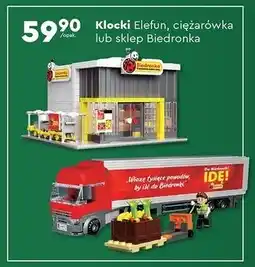 Biedronka Klocki Elefun ciężarówka lub sklep Biedronki oferta