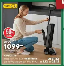 Biedronka Bezprzewodowy odkurzacz pionowy mopujący H13 PRO oferta