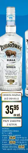 Dino Wódka Żubrówka Biała 0,7 L oferta