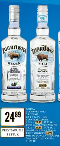 Dino Wódka Żubrówka Biała 3 rodzaje oferta