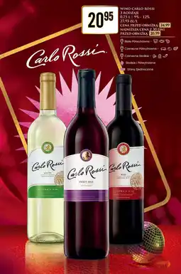 Dino Wino Carlo Rossi, 3 rodzaje 0,75 L oferta