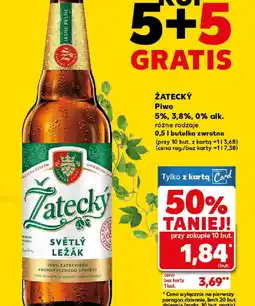 Kaufland ZATECKÝ Piwo oferta