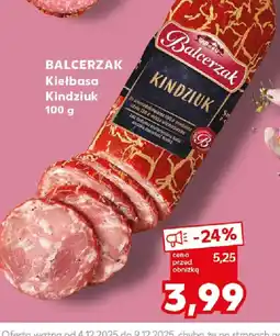Kaufland Kiełbasa Kindziuk oferta