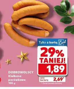 Kaufland Kiełbasa parówkowa oferta