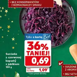 Kaufland Surówka z czerwonej kapusty z jabłkiem oferta