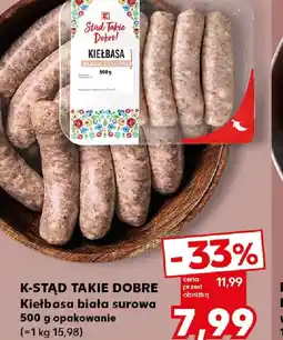 Kaufland Kiełbasa biała surowa oferta