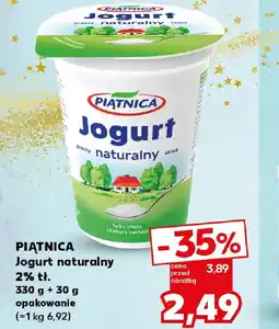 Kaufland PIATNICA Jogurt naturalny oferta