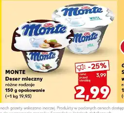 Kaufland Monte Deser mleczny oferta