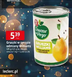 E.Leclerc Owoc w syropie Douceur du Verger oferta