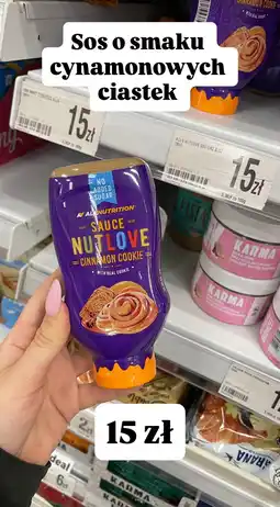Dealz Sos Nut Love Cinnamon Cookie o smaku cynamonowych ciastek oferta