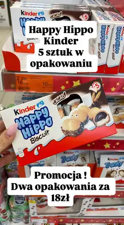 Dealz Biszkopty Happy Hippo Kinder Cacao oferta