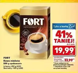 Kaufland Fort, kawa mielona oferta