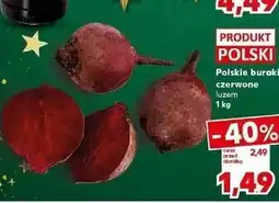 Kaufland Polskie buraki czerwone oferta
