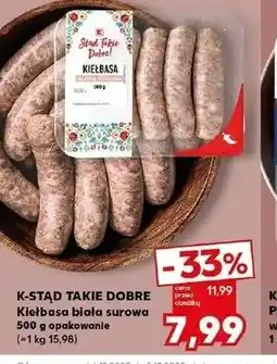 Kaufland Kiełbasa biała surowa oferta
