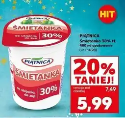 Kaufland Śmietana 30% oferta