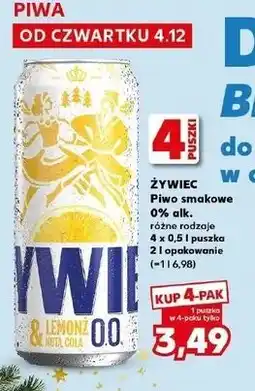 Kaufland Żywiec, piwa smakowe oferta