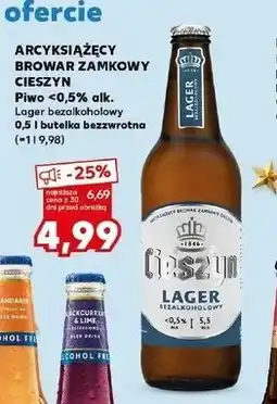 Kaufland Arcyksiążęcy browar zamkowy Cieszyn oferta