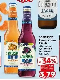 Kaufland Somersby piwo 0% alk oferta