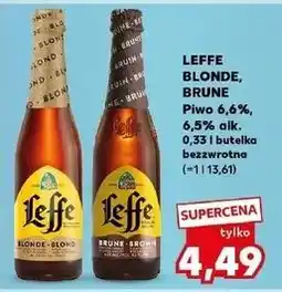 Kaufland Leffe Blonde, Brune oferta