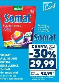 Kaufland Somat All in one Extra Excellence Tabletki do zmywarki oferta