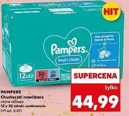Kaufland Pampers chusteczki nawilżane oferta