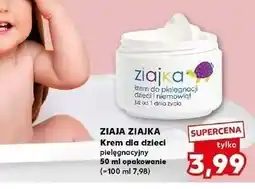 Kaufland Zieją Ziajka krem dla dzieci oferta