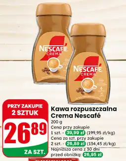 Dino Kawa rozpuszczalna Crema Nescafe oferta