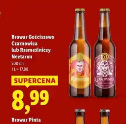Lidl Browar Gościszewo Czarownica lun rzemieślniczy Nectaron oferta