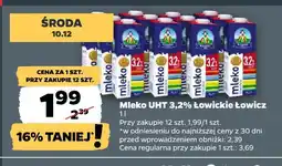 Netto Mleko UHT 3,2% Łowickie Łowicz oferta
