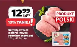 Netto Sznycle z fileta z piersi indyka Premium Indykpol oferta