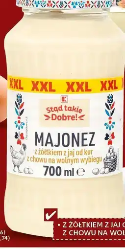 Kaufland Majonez XXL 700 ml K-Stąd Takie Dobre oferta