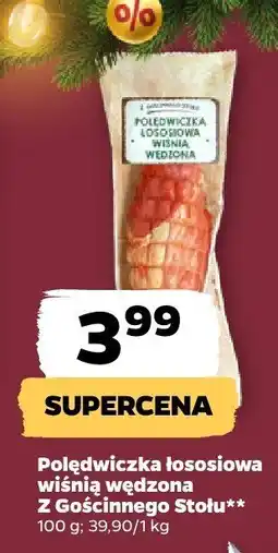 Netto Polędwiczka łososiowa wiśnia wędzona z Gościnnego Stołu Gościnny Stół oferta