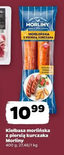 Netto Kiełbasa morlińska pareria kurczaka Morliny oferta