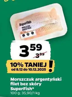 Netto Morszczuk argentyński filet bez skóry SuperFish oferta