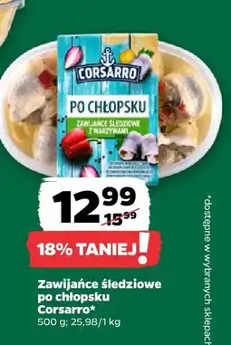 Netto Zawijające śledziowe po chłopsku Corsarro oferta