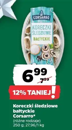 Netto Koreczki śledziowe bałtyckie Corsarro (różne rodzaje) oferta