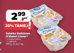 Netto Sałatka śledziowa z Mamo! Lisner (z kukurydzą, z jajkiem) oferta