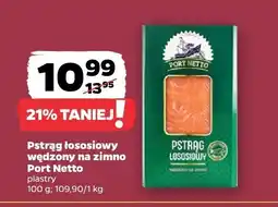 Netto Pstrąg łososiowy wędzony na zimno Port Netto plastry oferta