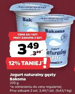 Netto Jogurt naturalny gęsty Bakoma oferta