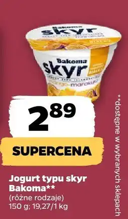 Netto Jogurt typu skyr Bakoma (różne rodzaje) oferta