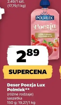 Netto Deser Poezja Lux Polmlek+ (różne rodzaje) oferta