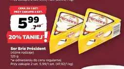 Netto Ser Brie Président (różne rodzaje) oferta