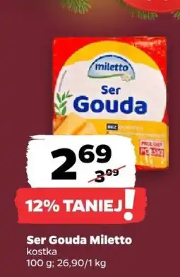 Netto Ser Gouda Miletto kostka oferta