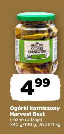 Netto Ogórki korniszony Harvest Best (różne rodzaje) oferta