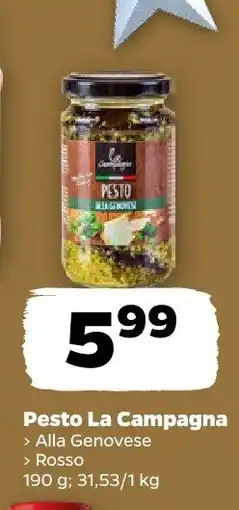 Netto Pesto La Campagna Alla Genovese, Rosso oferta