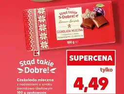Kaufland Czekolada mleczna z nadzieniem o smaku piernikowo-śliwkowym 100 g Stąd takie Dobre! oferta