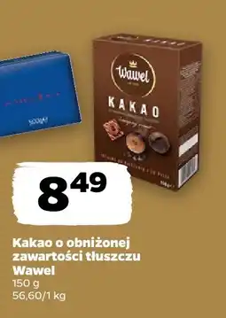 Netto Kakao o obniżonej zawartości tłuszczu Wawel oferta