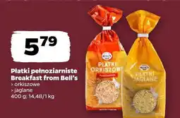 Netto Płatki pełnoziarniste Breakfast from Bell's orkiszowe, jaglane oferta